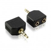 Adapter-AVDIO Jack 3,5M - 2x3,5Ž stereo SBOX