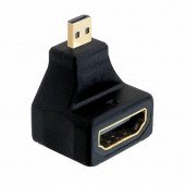 Delock adapter HDMI-D mikro M - HDMI Ž kotni 65270