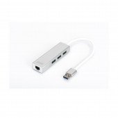 Digitus pretvornik USB 3.0-Mrežni UTP Giga+Hub USB DA-70250-1