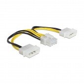 Adapter DC 2x Molex M - 8pin EPS Delock