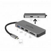 Pretvornik USB 3.1 Tip-C - Docking station 4K + Hub Delock