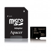 Pomnilniška kartica microSD HC 32GB APACER UHS-I Class 10 + SD adapter