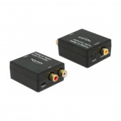 Delock pretvornik AVDIO Analog 2xRCA Ž-SPDIF Digitalni/Koax HD stereo 63468