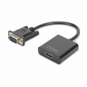 Adapter VGA M - HDMI Ž + avdio Digitus