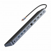 Baseus priklopna postaja USB 3.2 TipC 12v1 siva WKSX030213