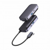 Baseus priklopna postaja USB 3.2 TipC 4v1 4K Padjoy siva WKWJ000013