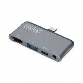 Pretvornik USB 3.1 Tip-C - Mobilni Docking station 4 port Digitus