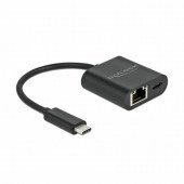 Delock pretvornik USB 3.2 TipC-Mrežni Giga+TipC  66644