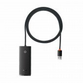Baseus hub USB 3.0 4xTipA TipC 1m črn WKQX030101