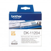 BROTHER DK11204 termične večnamenske nalepke 17x54mm