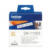 BROTHER DK11203 termične nalepke za registratorje 17x87mm