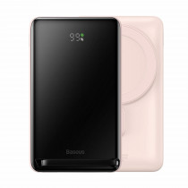 Baseus prenosna baterija 10.000mAh 20W PowerBank magsafe roza PPCX000004