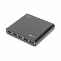 Napajalnik univ. za prenosnike  80W + 4xUSB mini Digitus