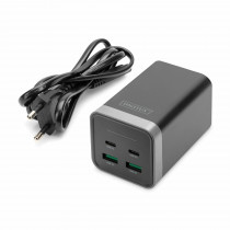 Digitus polnilec 150W 2xTipC 2xTipA PD GaN DA-10181