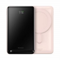 Baseus prenosna baterija 10.000mAh 20W PowerBank magsafe roza PPCX000204