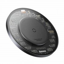 Baseus polnilec brezžični 15W QI transparent CCJJ050001