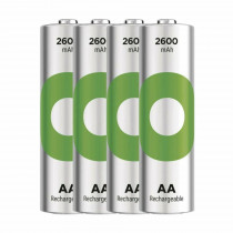 GP polnilna baterija AA-2600 mAh Ni-Mh 4 kom