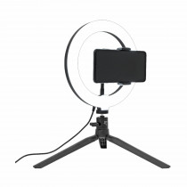 WHITE SHARK LED svetilka s stojalom za snemanje z mobilnimi napravami RL-08