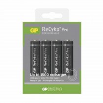 GP polnilna baterija AA-2000 mAh Ni-Mh ReCyko+ Pro 4 kom