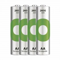 GP polnilna baterija AA-2600 mAh Ni-Mh 4 kom