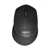 Logitech miška M330 Silent Plus brezžična črna 910-004909