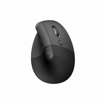 Logitech miška vertikalna Lift brezžična grafitna 910-006473