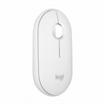 Logitech miška M350S Pebble 2 brezžična Bluetooth bela 910-007013
