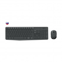 Logitech tipkovnica & miška MK235 SLO brezžična 920-008031
