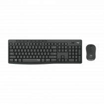 Logitech tipkovnica & miška MK295 SLO Silent brezžična grafitna 920-009809