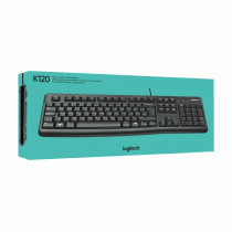 Tipkovnica Logitech K120 USB, SLO, retail