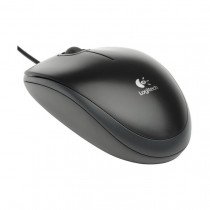 Logitech miška B100 OEM USB črna 910-003357