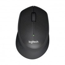 Logitech miška M330 Silent Plus brezžična črna 910-004909