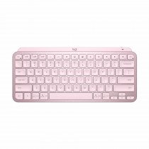 Logitech tipkovnica MX Keys Mini SLO brezžična osvetljena roza 920-010500