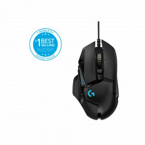 Miška Logitech G502 HERO, RGB, USB, gaming, črna