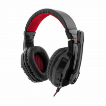 Slušalke + mikrofon WHITE SHARK GHS-1642 PANTHER črno/rdeče