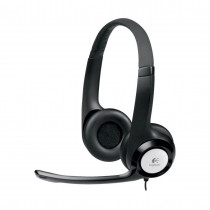 Logitech slušalke+mikrofon H390 črne 981-000406