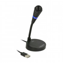 Mikrofon USB 2.0 status LED Delock