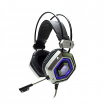 WHITE SHARK slušalke+mikrofon srebrno/ črne gaming GH-1841 LION