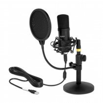 Mikrofon kondenzatorski USB set za Podcast in Gaming Delock