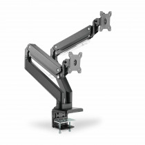 Digitus namizni nosilec za 2x monitor črn DA-90427