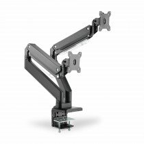 Digitus namizni nosilec za 2x monitor črn DA-90427
