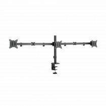 SBOX namizni nosilec za 3x monitor LCD-352/3-2 črn