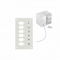 EFB optična montažna plošča 6x SC/LC za DIN Rail ohišje 53705.3V2B
