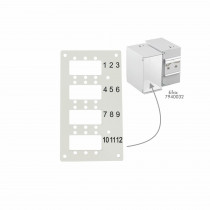 EFB optična montažna plošča 12x SC/LC za DIN Rail ohišje 53705.4V2B