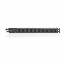 Digitus razdelilec rack 10xEuro C13 ALU UPS črno/siv DN-95404