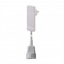Bachmann podaljšek s ploščatim vtikačem 3x220V 1,5m FLAT PLUG bel 933.006
