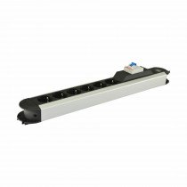 Bachmann razdelilec ALU 6x220V z avtomatsko RCD varovalko 331.035