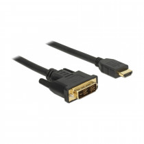 HDMI-DVI-D 18+1 kabel  1m Delock