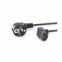 SBOX napajalni kabel 220V EURO 2m-kotni črn