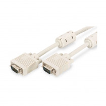 Digitus kabel 1:1 SVGA 15M-M  5m siv